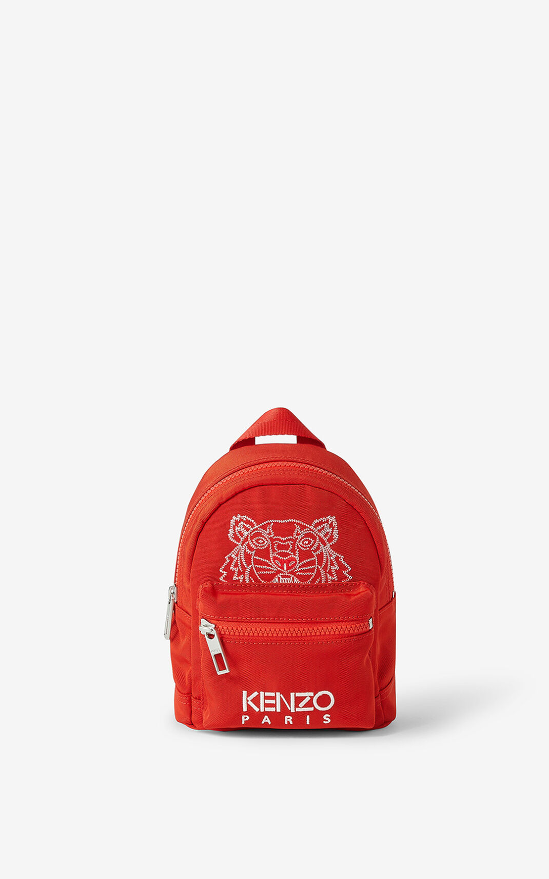 Kenzo Kampus Tiger Kanvas mini Sırt Çantası Erkek Kırmızı | 3248-BXVRZ